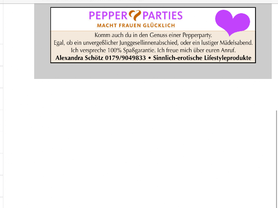 Junggesellinnenabschied - Pepperparties