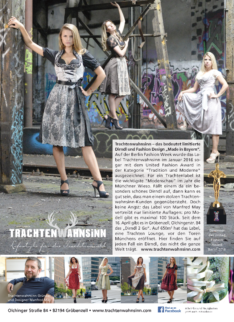 Trachtenwahnsinn - Lifestyle für die Trachtenwelt Trachtenwahnsinn - Lifestyle für die Trachtenwelt
